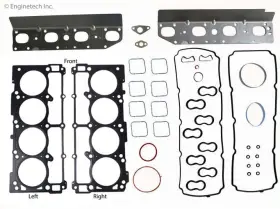 Cr345k-2 Enginetech 5.7l Hemi Engine Gasket Set Fit Dodge Ram 1500 2500 3500 Chrysler 09-20 V8 Truck