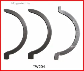 Tw204 Enginetech Engine Crankshaft Thrust Washer Fits 2007 Gmc Sierra 3500 Hd 6.6l-v8