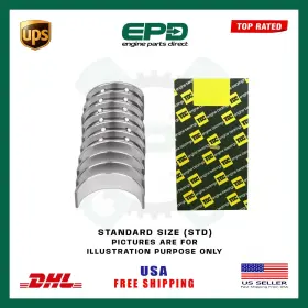 M9025a Epd M9025a- Main Bearing Set Std For Toyota Scion 2.0l 2.4l Petrol Dohc 1azfe 2azfe
