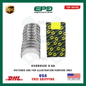 Mb5069a Epd Mb5069a- Fits Renault Megane Scenic H5f 400/403/404/408 Main Bearing Set 0.50 1.2 Peterol