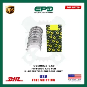 Mercedez-om642-mb-cs Epd For Mercedes-benz Om643 V6 Crankshaft Main Bearings 0.5mm 3.0 Diesel