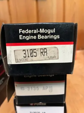 Federal Mogul 1055sb-4 4 Fed 3105 Ra Connecting Rod Bearings Ford Tractor 3000 2000 Ser