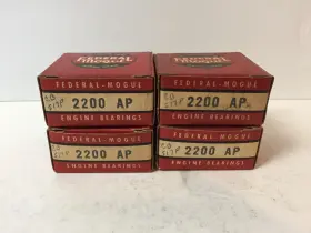 Federal Mogul 2200-ap Vintage Engine Bearing Set Of 4 - 2200 Ap New Old Stock In Box