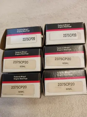 2375cp20 Federal Mogul 2400p 1960-1987 Dodge Plymouth 170 198 225 Rod Bearing Set 6