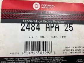 2484apa-25 Federal Mogul Thrust Main Bearing Pos 7 .25mm For Cat D353 #3