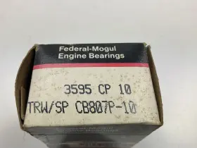3595cp-10 Federal Mogul Connecting Rod Bearing .010 Inch 1966-79 Ihc V461 Dv550 Dv550b #3