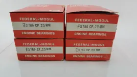 Federal-mogul 3786-cp Federal-mogul 3786 Cp .25mm Engine Bearings Nos Vintage - Set Of 4 Boxes