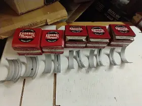 4097m Federal Mogul 394 Oldsmobile Main Bearings 1961 Only .001 Under