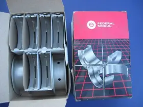 4124m10 Federal Mogul Main Bearings .010 Inch 1967-1988 Chevrolet 194 230 250-l6
