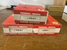 4155-m Federal Mogul Std Engine Bearing Set Standard Size Usa Nos