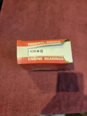 4290-m-20 Federal Mogul 4290m .020 Main Bearings 1964-1975 200 L6 Ford With 7 Engine