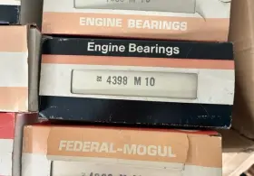 4398m-10 Federal Mogul 4398m10 Original Fed Main Bearings Case Ji 3.1l 188 L4 G188b