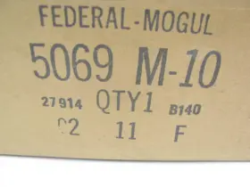 5069m-10 Federal Mogul Engine Main Bearings For John Deere 531 L6 #5 Flange #3