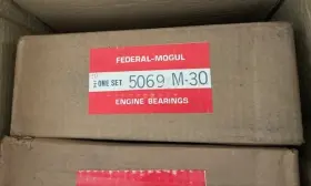 5069m-30 Federal Mogul Fed Engine Main Bearings For John Deere 531 L6 #5 Flange