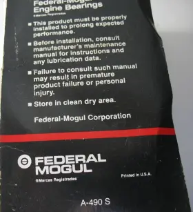 5085-m-10 Federal Mogul New - Engine Bearings 5085 M10 #3