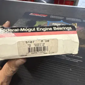 5107m020 Federal Mogul Main Bearing Set 1969-1976 Ford 351w 400 V8 Std Nors