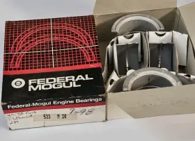 533m-e161460 Federal Mogul Main Bearings Set Fit 1938-1953 Ford 239 Flathead V8 Nos Usa