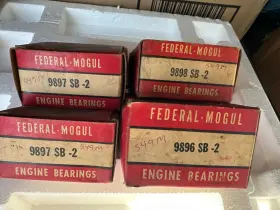 549m-2 Federal Mogul Nos 1939-42 Studebaker Champion Engine Main Bearing 002 Undersize