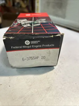 6-3755ap Federal Mogul 1977-1990 Gm V6 Rod Bearing Set 20 New .020 Under Size