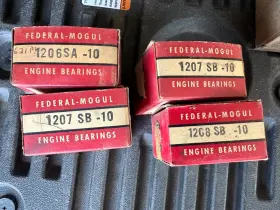 671m Federal Mogul Nos 1946-1950 Kaiser Frazer 6 Cyl. Engine Main Bearings .010 Under