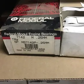 Federal Mogul 724956181452 Main Bearing Set 7142m-.25mm Toyota 1.9 2.2 2.4