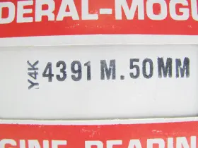 87994600 Federal Mogul 4391m-50mm Engine Main Bearings .50mm 1964-1974 1.1l Opel Kadett #3