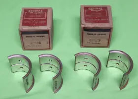 9020-cs Federal Mogul 2 Nos 1932-1938 Ford Flathead V8 90 Hp Rod Bearing 9020cs Standard