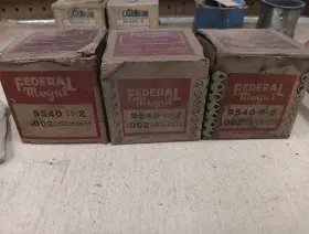 9540-cs-2 Federal Mogul 1937-1939 Ford 60 Hp V8 V8-60 Rod Bearings .002 Undersize