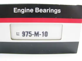 975-m-10 Federal Mogul 975m-10 Engine Main Bearings .010 Inch For Continental 124 F124 F4124 #3