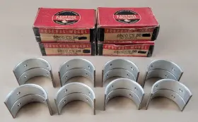 9800cs-20 Federal Mogul 4 New Nos Ford Rod Bearings .020 1938 1939 1940 1941 1942 90 Hp 221