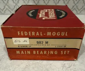 Federal Mogul 982m 1953 - 1956 Buick 264 322 Main Bearing Set Standard # 982 1926 4 1928 1