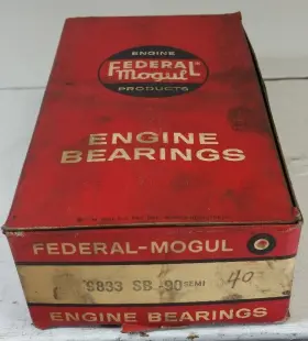 9833sb Federal Mogul Flanged Main Bearing New Old Stock