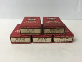 Federal Mogul 9895-ap Vintage Engine Bearing Set Of 5 - 9895 Ap New Old Stock In Box