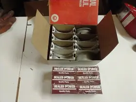 Cb699p Federal Mogul / Sealed Power 300 Ford Truck Rod And Main Bearings .010 Unders 1965-1966