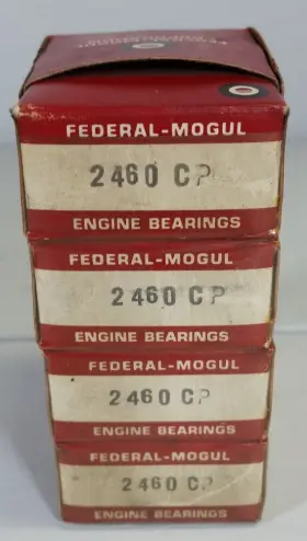 2460cp Federal Mogul Usa 1961-63 Pontiac Tempest 194.5 195 Connecting Rod Bearing Set Std