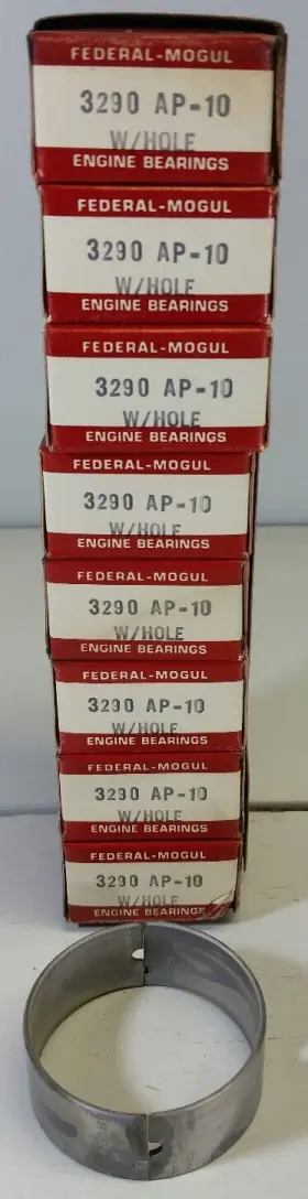 3290ap-10 Federal Mogul Usa 1958-1976 Chevrolet 348 396 402 409 427 454 Corvette Chevelle Rod Bearings 010