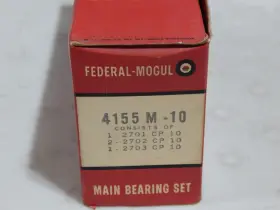 1155p Federal Mogul / Willys 010 Main Bearing Set 230ci 6cyl Jeep Pick-up 1963-1967 J100 J200 J300