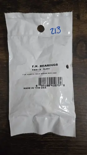 Njf7 Fk Bearings New Rod End 7/16 Inch