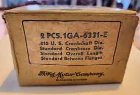 1ga-6331-e Ford Nos Crankshaft Main Rear Bearings Classic Cars- Part #