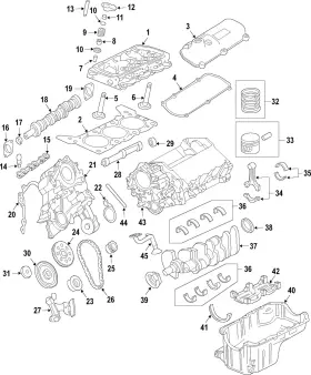2l3z-6a333-c Ford Genuine Bearing