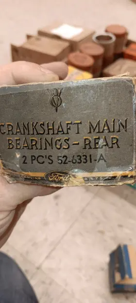 52-6331-a Ford 1937 1939 V8 60 Hp Rear Main Bearing .std Flathead Nos 1938 Midget
