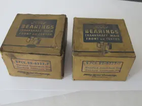 68-6333-f Ford 52-6333-f Genuine Original Motor Crankshaft Bearing Set 2 Boxes