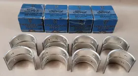 81a-6211-m3 Ford 4 New Nos Rod Bearings .020 1938 1939 1940 1941 1942 90 Hp 221