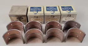 81a-6211-v6 Ford 4 New Nos .002 Rod Bearings 1938 1939 1940 1941 1942 90 Hp 221