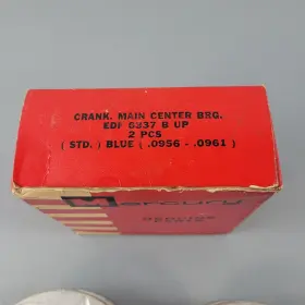 B8e-6337-ab Ford Nos 1958 Edsel 410 Crankshaft Main Center Bearing E475 Engine Edf-6337-b Blue #2