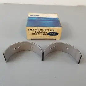 C3az-6211-a Ford 1 Pair New Nos 1958-1976 Mercury Connecting Rod Bearing Std Red