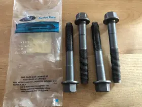 E7dz-6345-a Ford 4 Nos Main Cap Bolts # 10mm X 80mm 3-3/16 Inch 12.9 Hardness