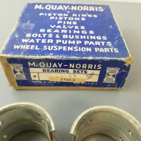 2750s Ford Fomoco New Nos Set 1932-1938 Flathead V8 90 Hp Rod Bearing Mcquay Standard #3