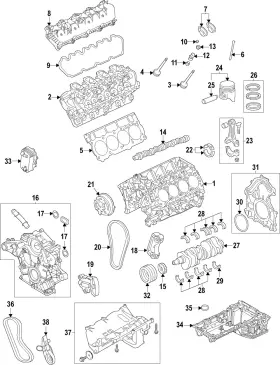 Lc3z-6211-k Ford Genuine Connecting Rod Bearing Lc3z6211k