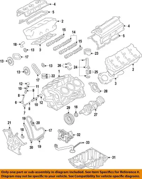At4z-6333-b Ford Oem Oem-engine Crankshaft Crank Main Bearing At4z6333b